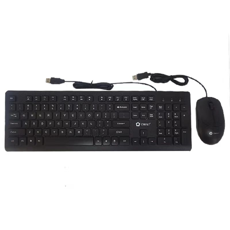 Crenet 1803 Keyboard and Mouse Combo for Business, Bluetooth/USB - Black