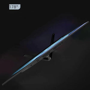 Crenet Computer Monitor WCH2381, 24 inch IPS, FHD 1080P, Ultra Thin Frameless, Max 75Hz, 1ms Response Time