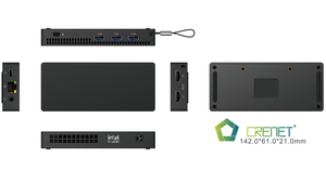 Crenet Mini PC Windows 11 Intel Alder-N Lake N100 ,MX-M2505 Mini Pc  16GB RAM 512GB SSD