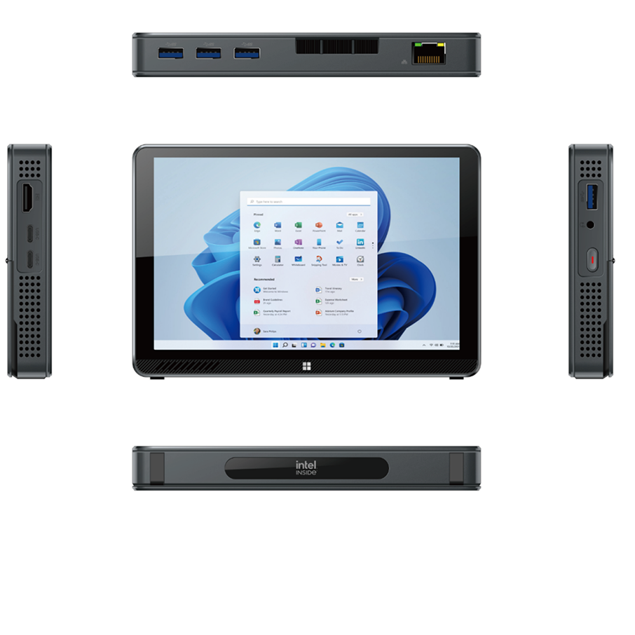 Crenet Mini PC Windows 11 /Linux Intel Alder-N Lake N100 ,MX-M2509 Mini Pc 16GB RAM 512GB SSD
